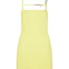 CAMI MINI DRESS WITH CRYSTAL HUMMINGBIRD