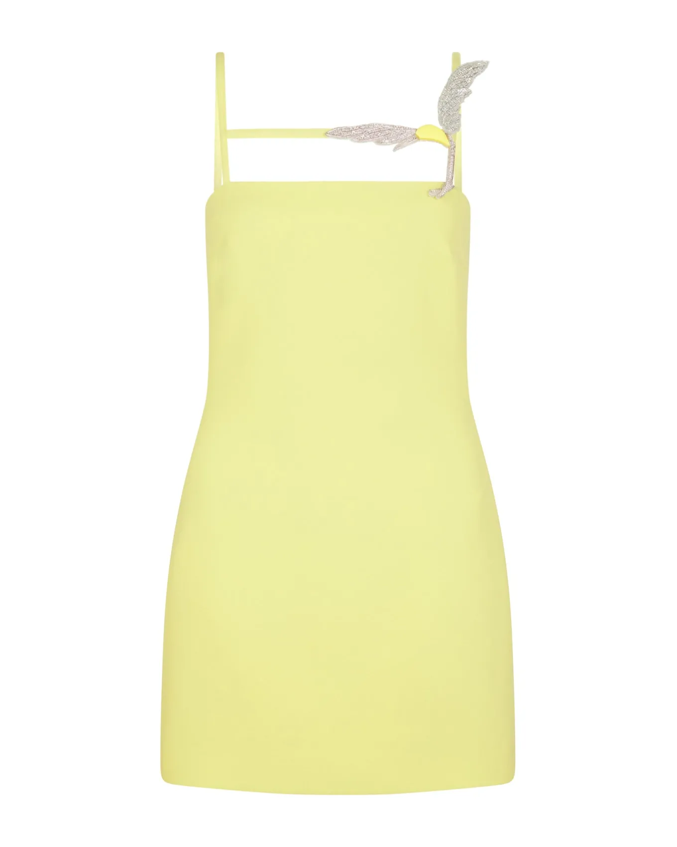 CAMI MINI DRESS WITH CRYSTAL HUMMINGBIRD