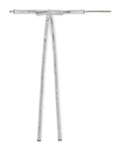 CRYSTAL BOW CHOKER IN WHITE