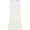 CRYSTAL CLAW DETAIL TAILORED JACKET DRESS