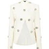CRYSTAL EMBROIDERED TAILORED JACKET