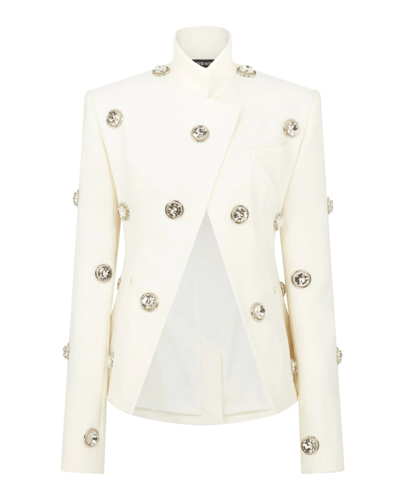 CRYSTAL EMBROIDERED TAILORED JACKET