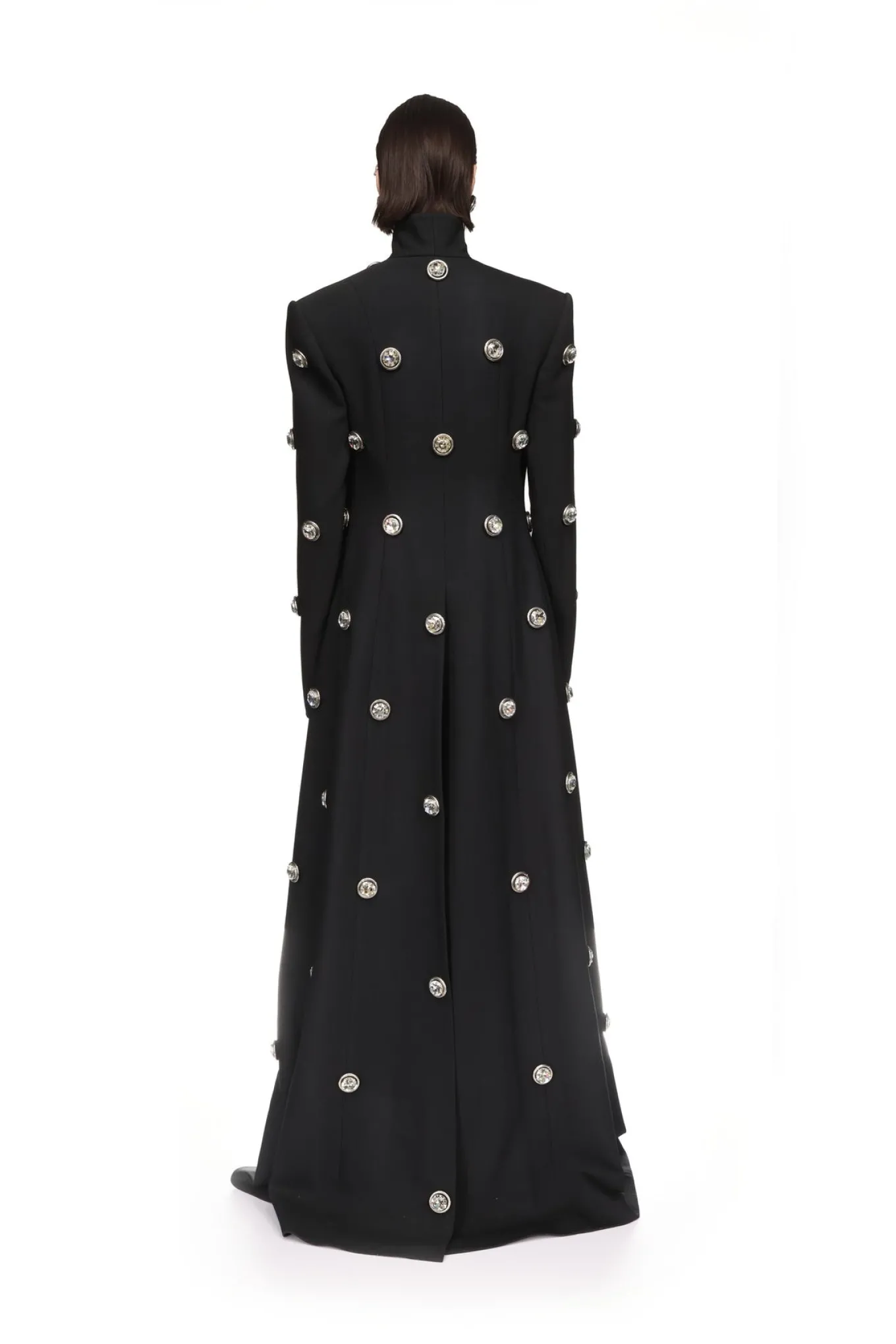 CRYSTAL EMBROIDERED TAILORED COAT