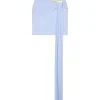 CRYSTAL HUMMINGBIRD AND DRAPE DETAIL MINI SKIRT
