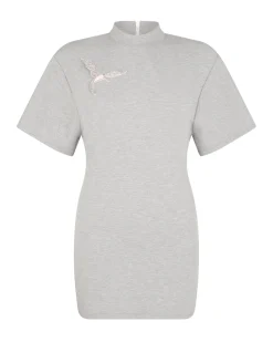 CRYSTAL HUMMINGBIRD SOFT JERSEY DRESS