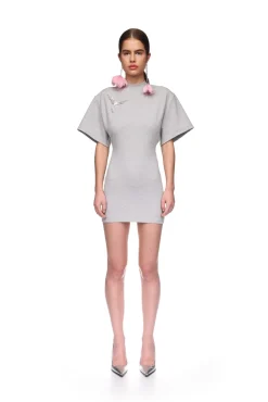 CRYSTAL HUMMINGBIRD SOFT JERSEY DRESS