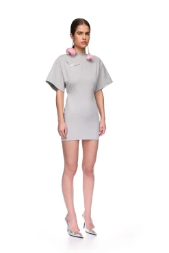 CRYSTAL HUMMINGBIRD SOFT JERSEY DRESS
