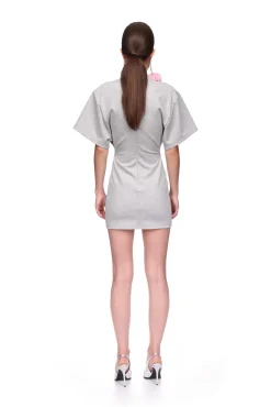 CRYSTAL HUMMINGBIRD SOFT JERSEY DRESS