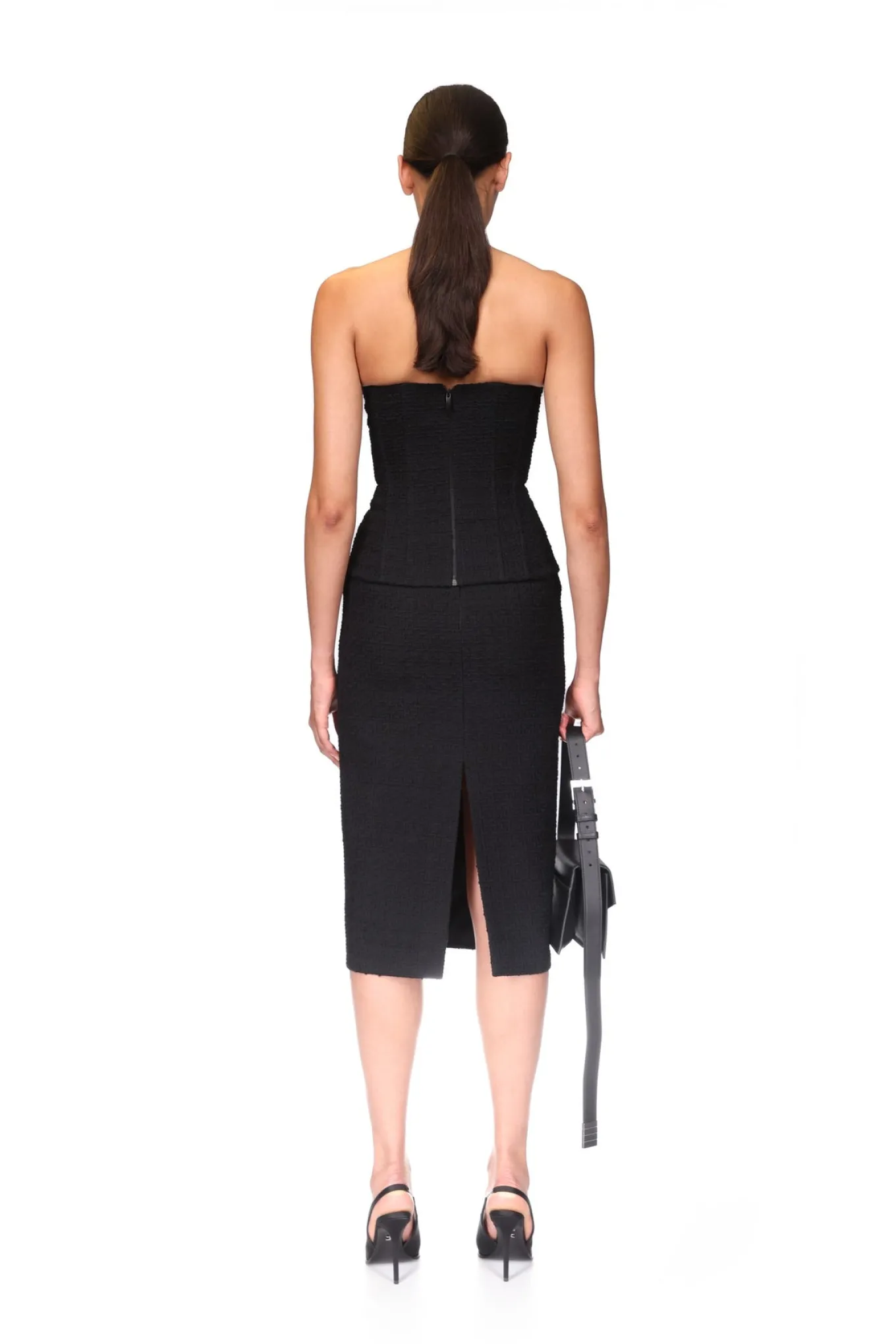 CRYSTAL SWALLOW CORSET TOP