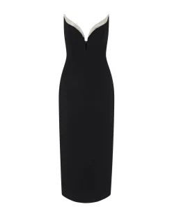 CRYSTAL WINGS MIDI DRESS
