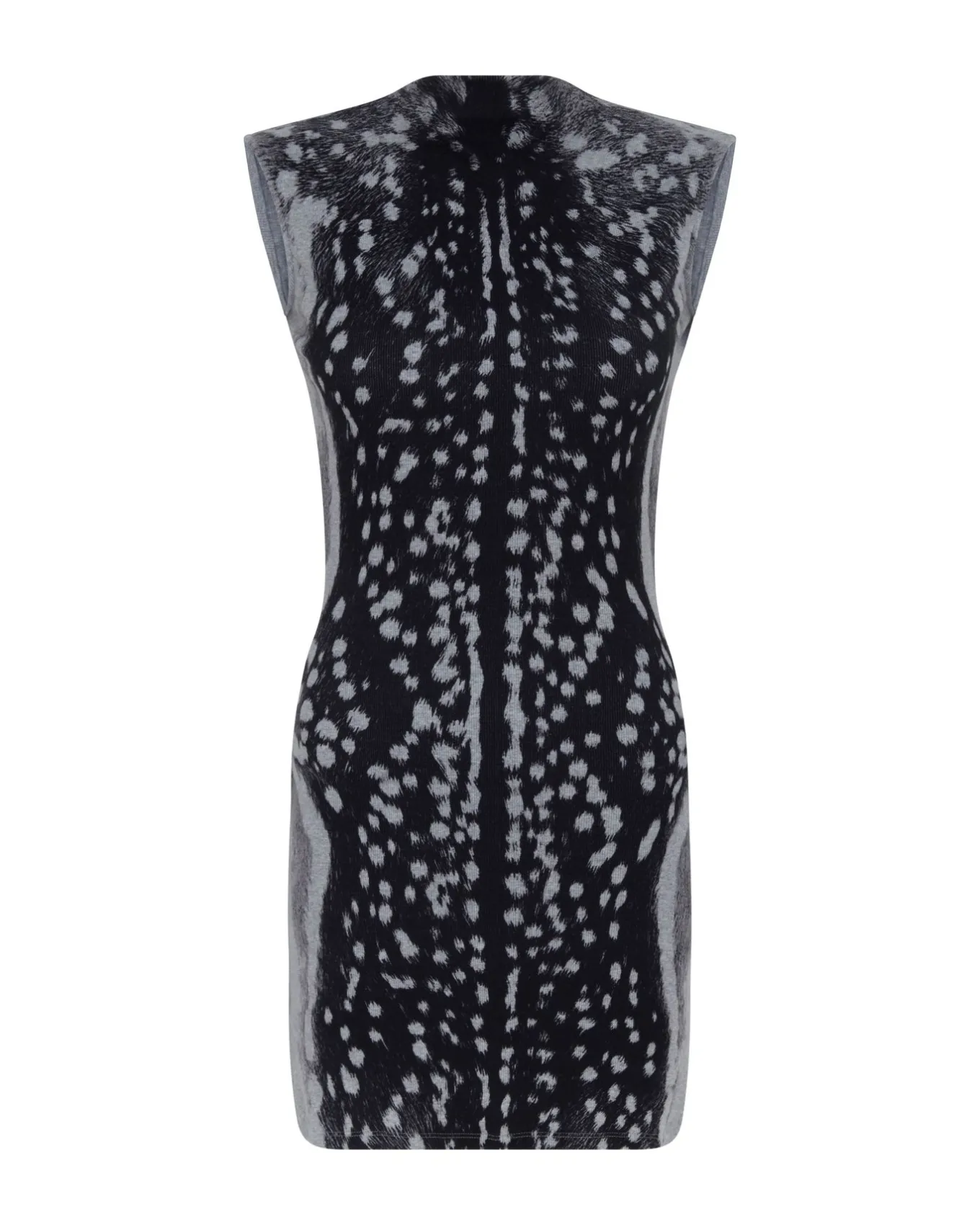 DEER HIDE PRINT MINI DRESS