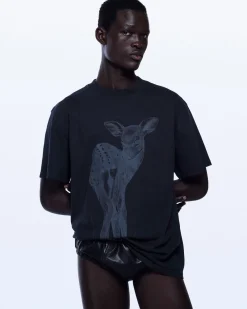 DEER PRINT T-SHIRT
