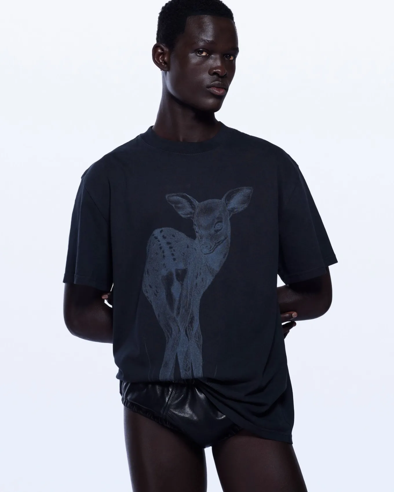 DEER PRINT T-SHIRT