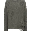 DISTRESSED KNIT CHUNKY JUMPER