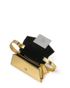 DK MINI CITY BAG IN GOLD
