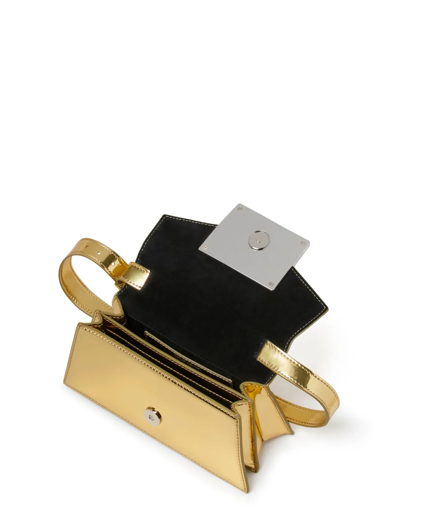 DK MINI CITY BAG IN GOLD