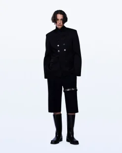 DOUBLE BREASTED TAILORED CHORE JACKET