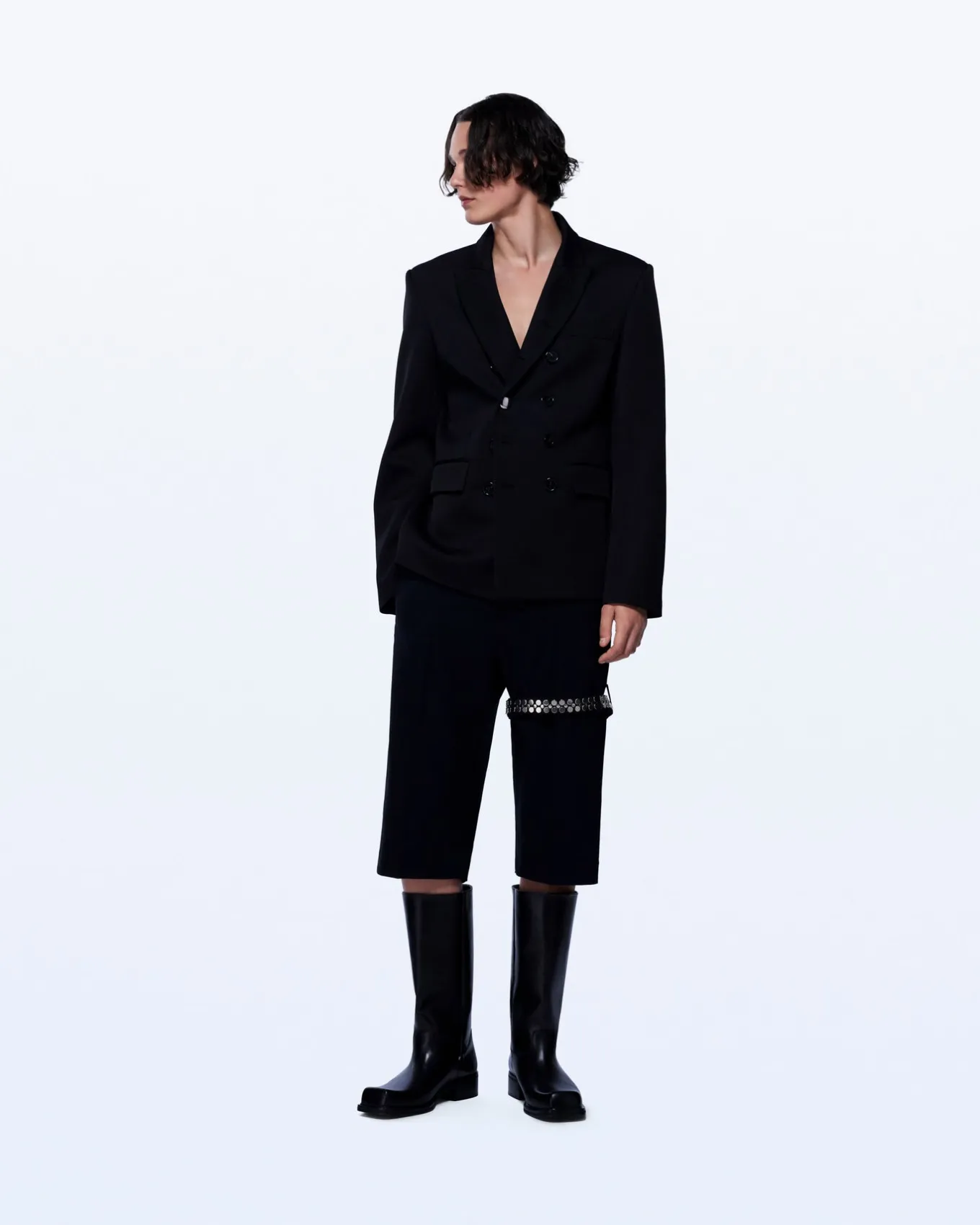 DOUBLE BREASTED TAILORED CHORE JACKET