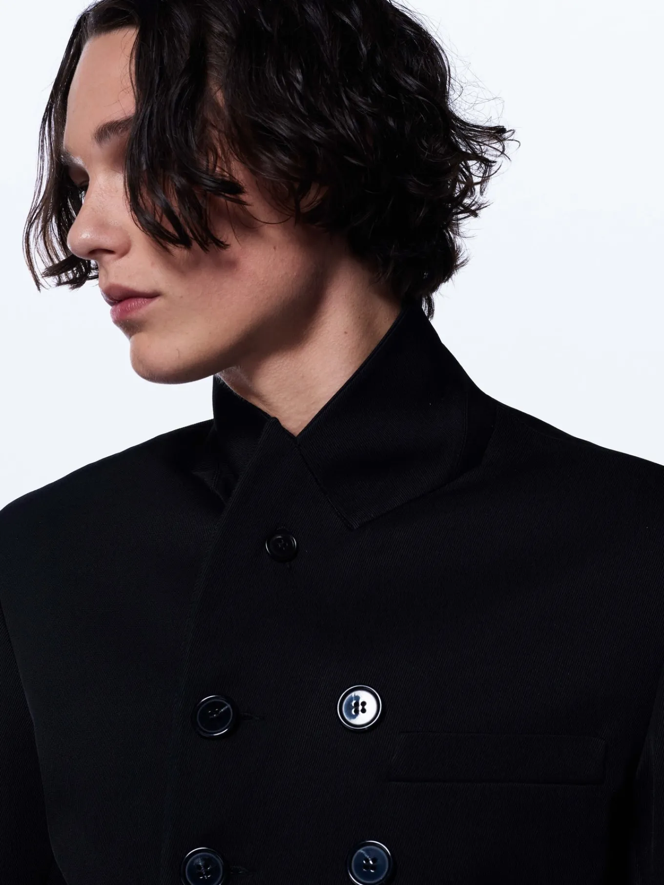 DOUBLE BREASTED TAILORED CHORE JACKET
