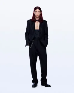 DOUBLE BREASTED TUXEDO JACKET