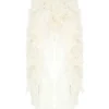 FEATHER PANEL DENIM TROUSERS