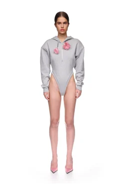 FLOWER CHAIN BODYSUIT WITH HOODIE