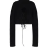 FRONT CIRCLE CUTOUT KNIT JUMPER