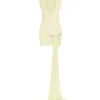 HOODED MINI DRESS WITH CRYSTAL HUMMINGBIRD