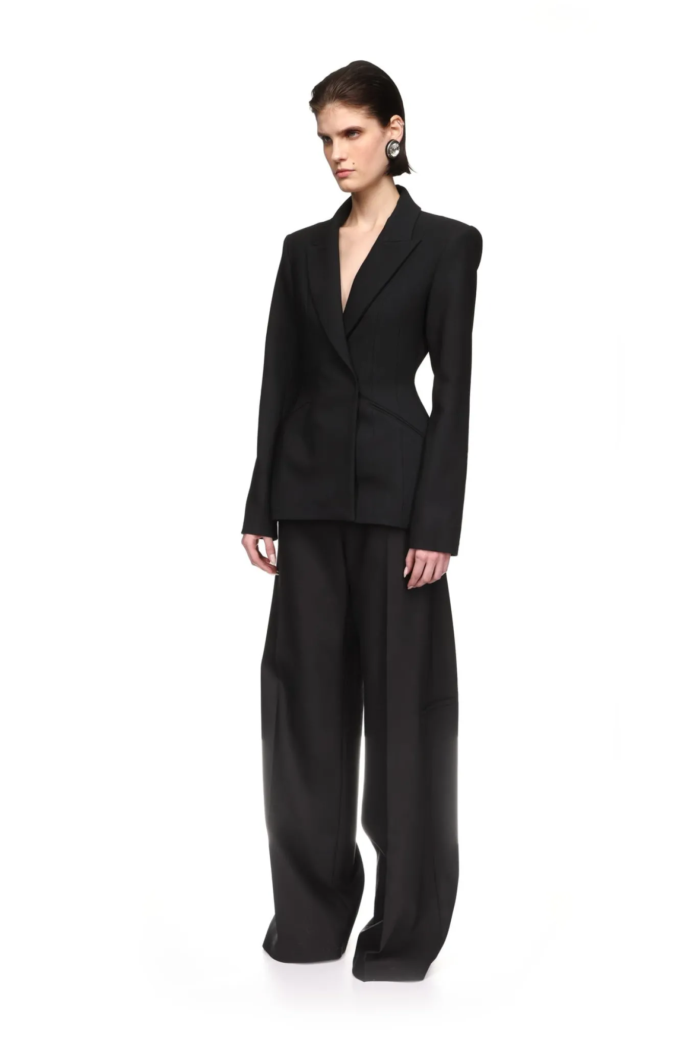 HOURGLASS WAIST TAILORED JACKET