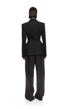 HOURGLASS WAIST TAILORED JACKET