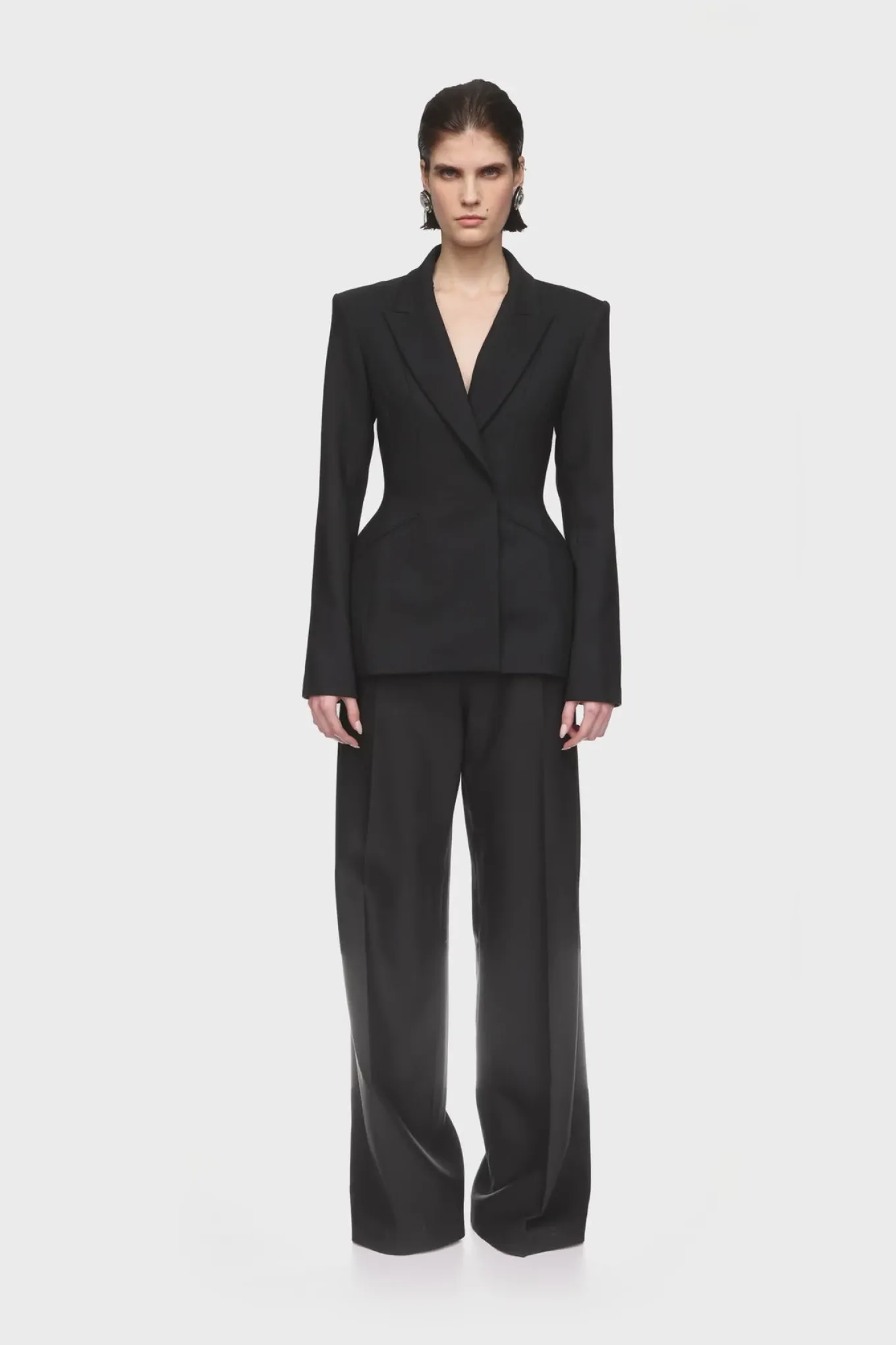 HOURGLASS WAIST TAILORED JACKET