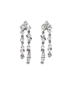 IRREGULAR CRYSTAL CHANDELIER EARRINGS