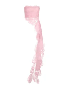 LACE TOP WITH SIDE TRAIN