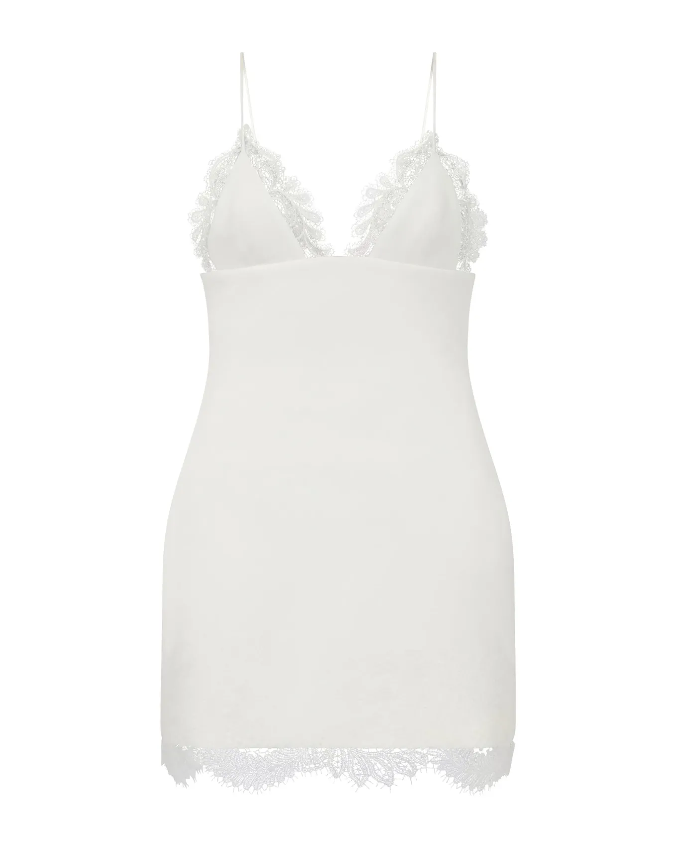 LACE TRIM CAMI MINI DRESS
