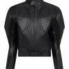 LEATHER BIKER JACKET