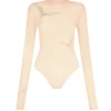 LONG SLEEVE HUMMINGBIRD RHINESTONE BODYSUIT