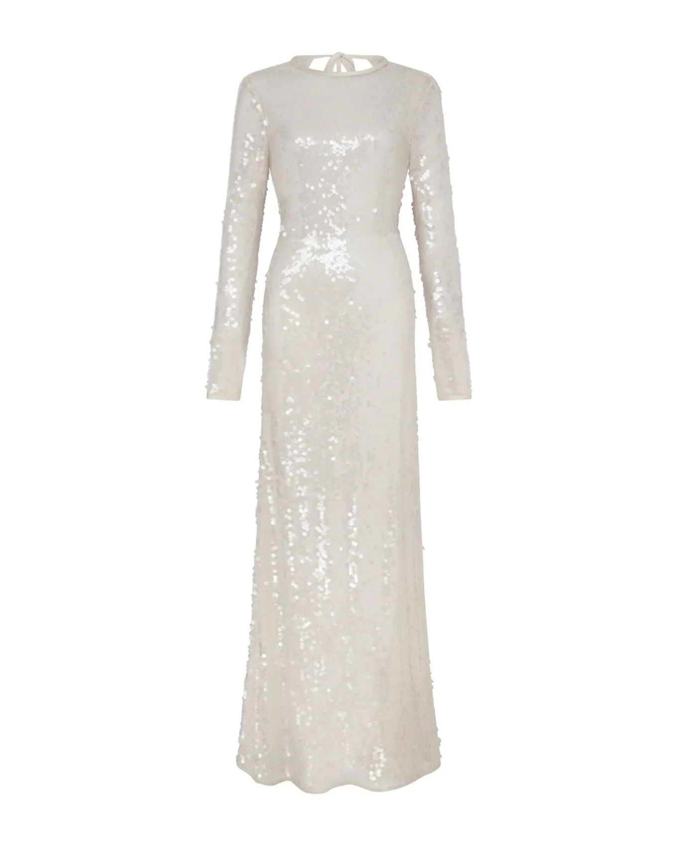 LONG SLEEVED SEQUIN GOWN