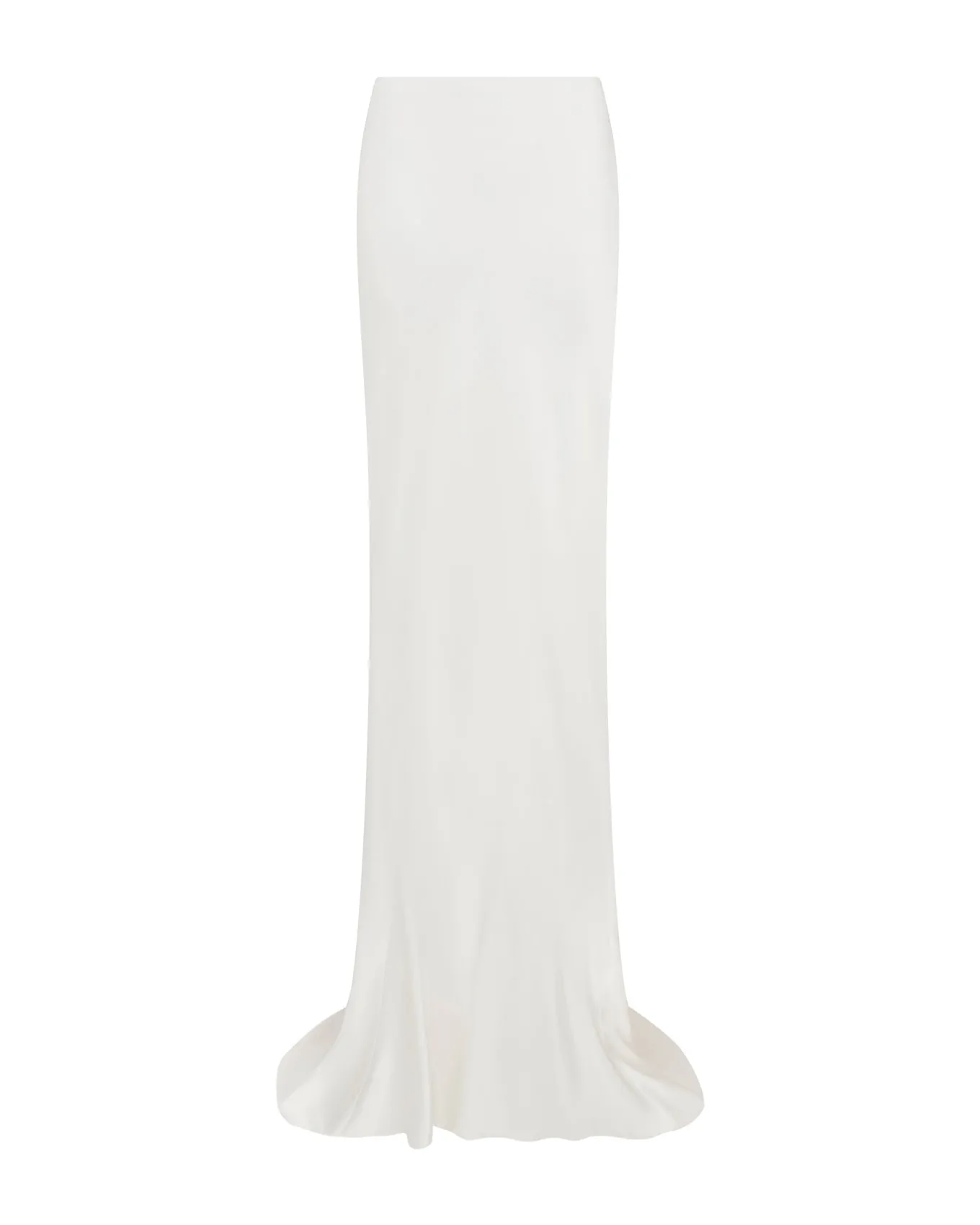 LOW WAIST SATIN MAXI SKIRT