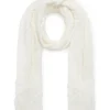 OVERSIZED SCARF IN WHITE