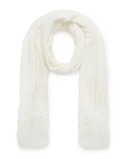 OVERSIZED SCARF IN WHITE