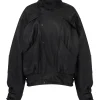 PANELLED LEATHER JACKET