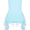 PLAYSUIT WITH LACE SKIRT