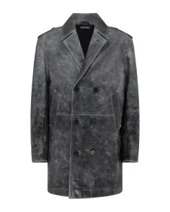 POLICEMAN STYLE LEATHER JACKET