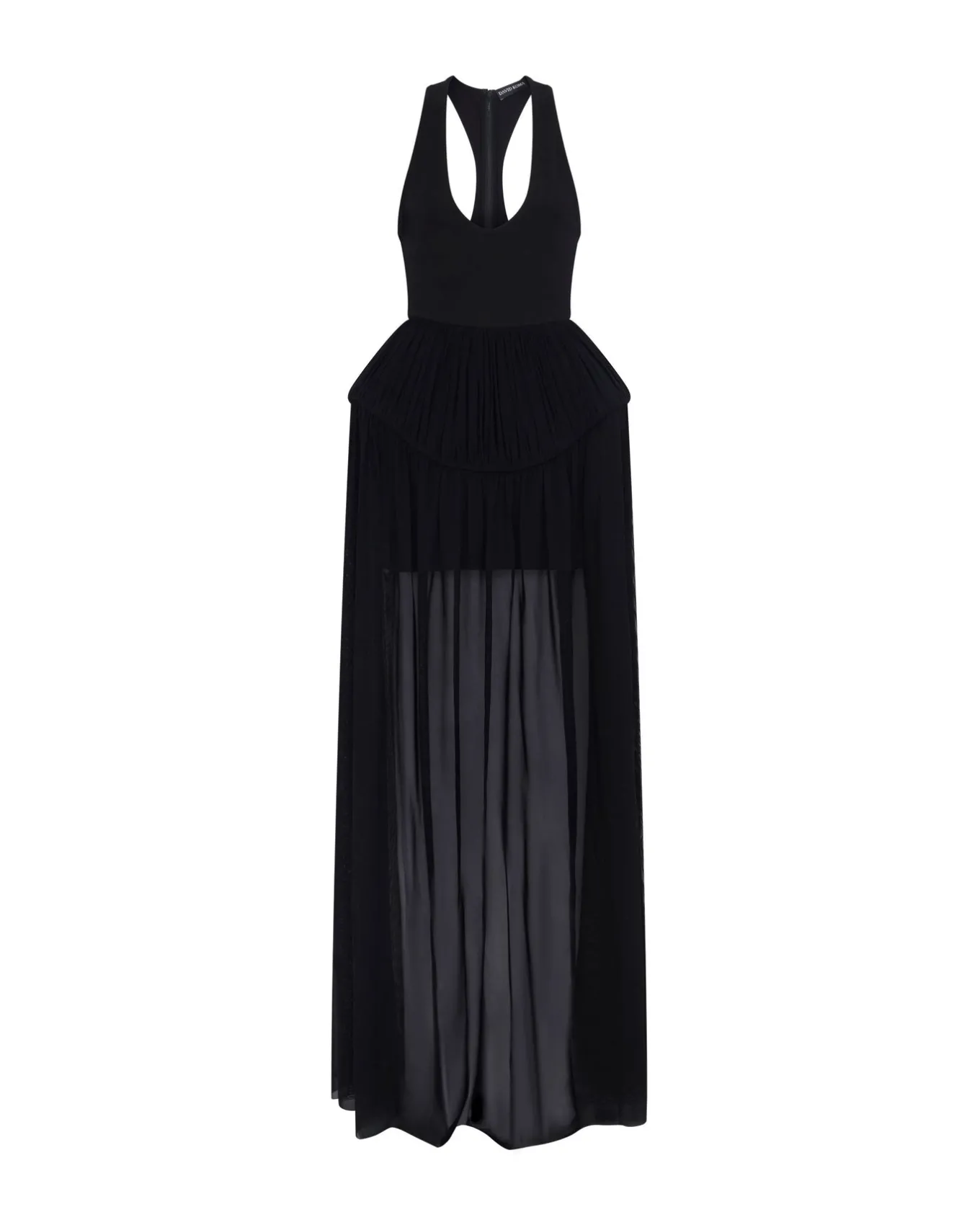 RACER TOP AND TULLE CRINOLINE GOWN