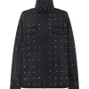 RHINESTONE CRYSTAL EMBROIDERY JACKET