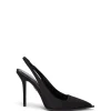 SLINGBACK PUMPS IN BLACK