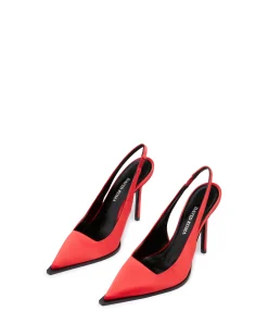 SLINGBACK PUMPS IN RED