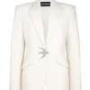TAILORED JACKET WITH SWALLOW BIRD EMBR