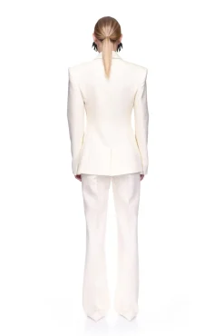 TAILORED JACKET WITH SWALLOW BIRD EMBR