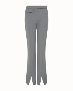 TAILORED WOOL TROUSERS IN GREY